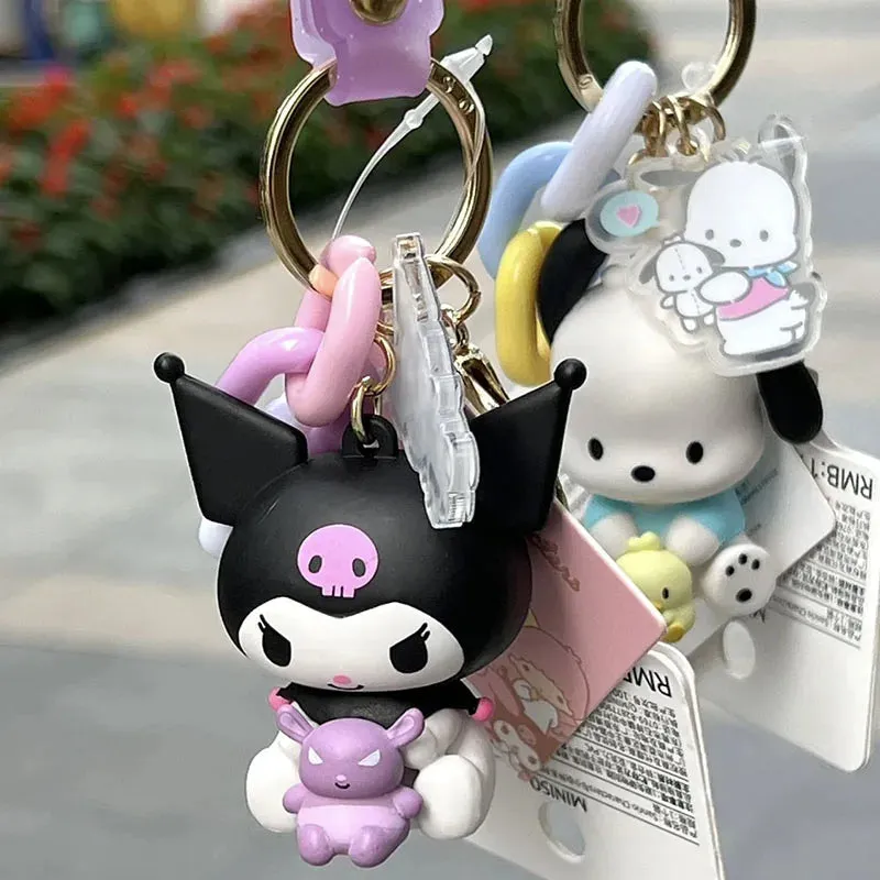 Pocha and Kuro Key Pendant KI403