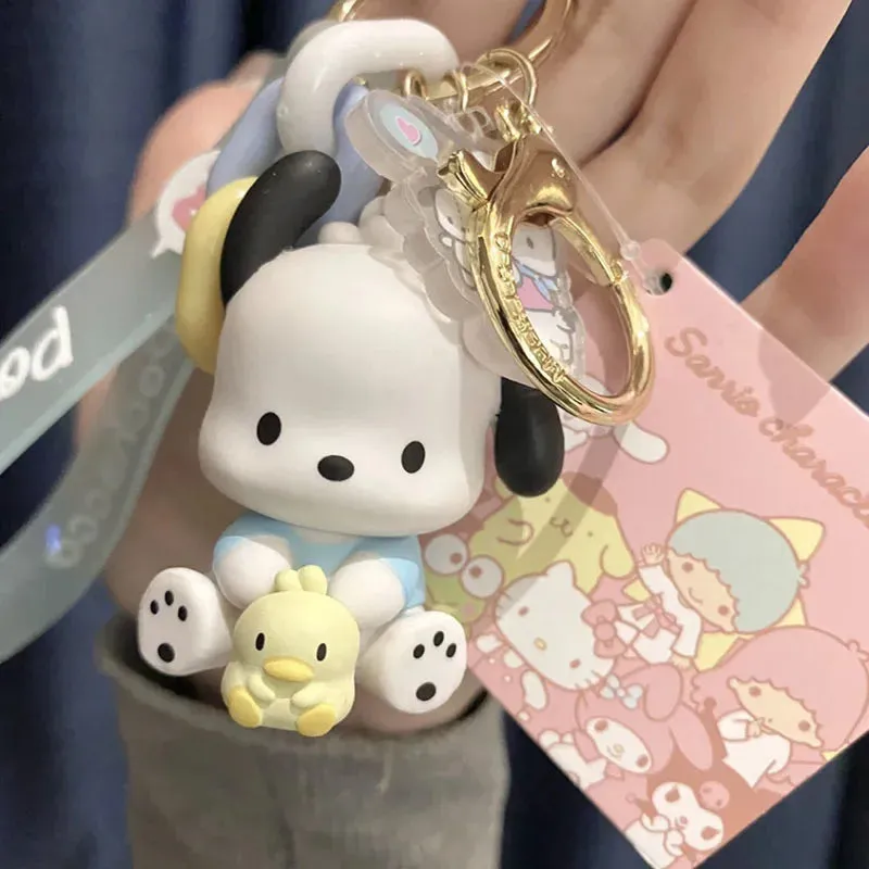 Pocha and Kuro Key Pendant KI403