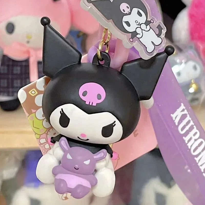 Pocha and Kuro Key Pendant KI403
