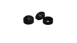 Porsche Black Burnished License Plate Mounting Hardware