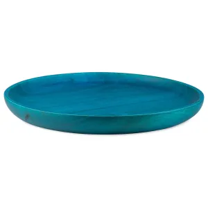 Premium Solid Turquoise Japanese Wooden Plate