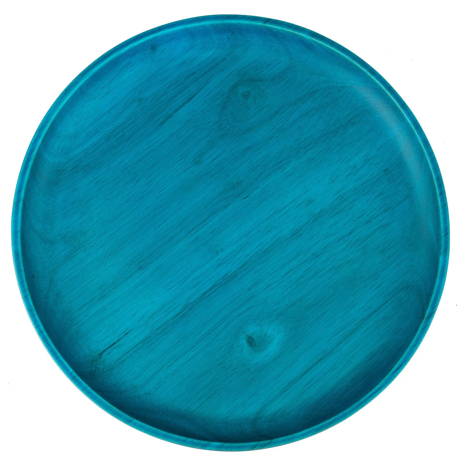 Premium Solid Turquoise Japanese Wooden Plate