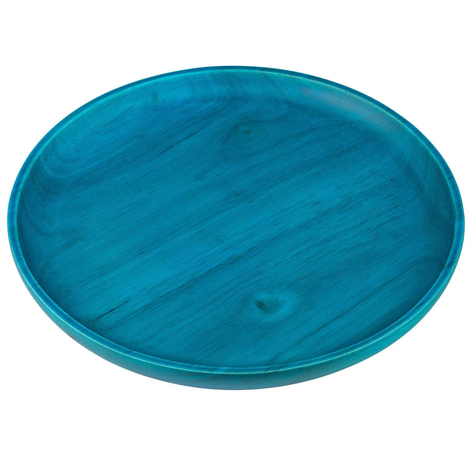 Premium Solid Turquoise Japanese Wooden Plate