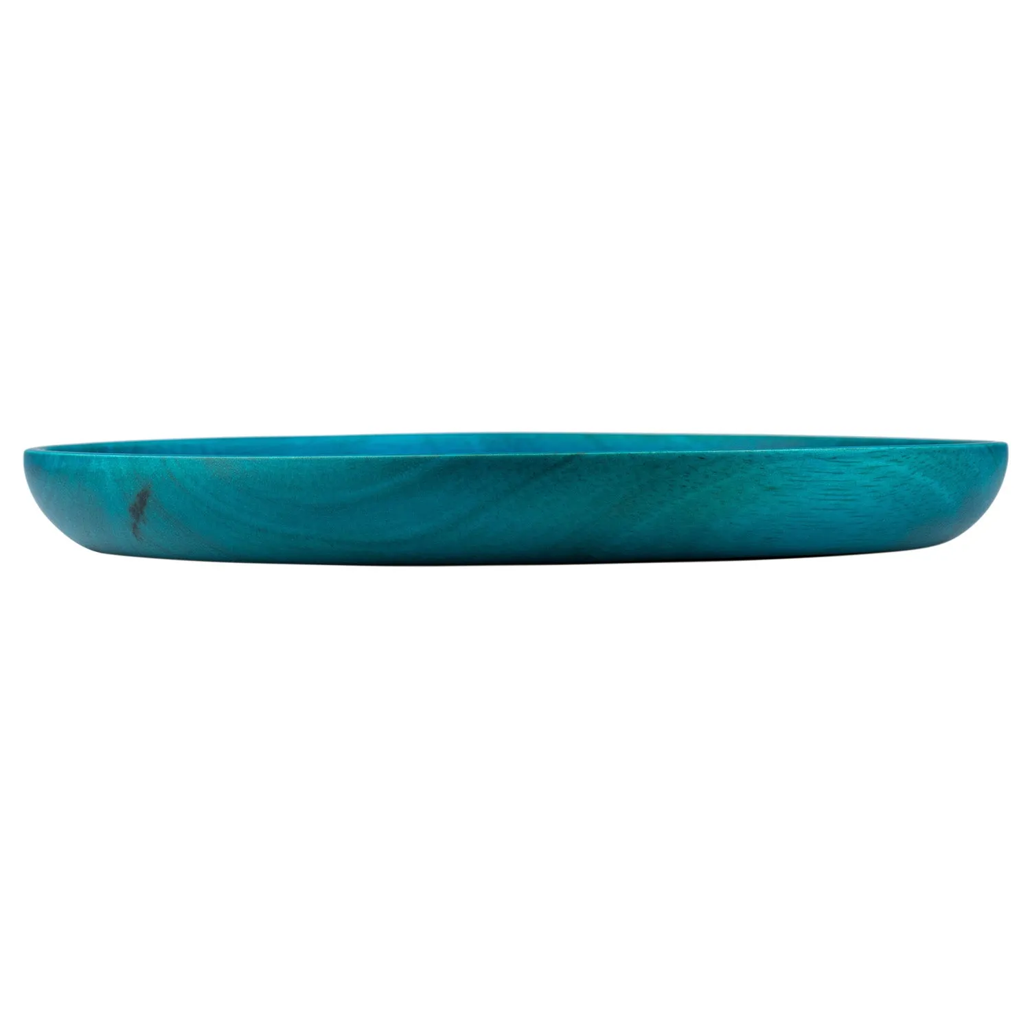 Premium Solid Turquoise Japanese Wooden Plate