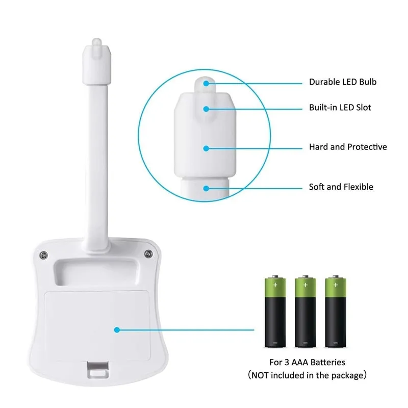 "GlowEase Motion-Sensor Toilet Night Light"
