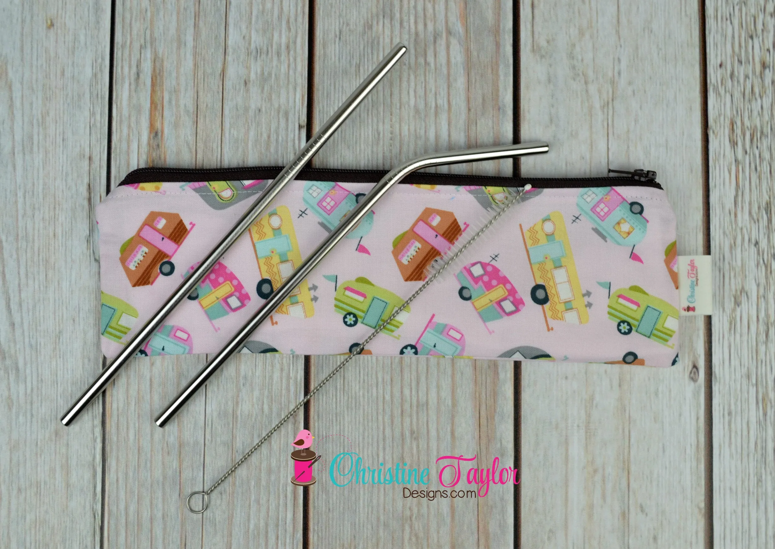 Ready Made Straw Pouch - Camping