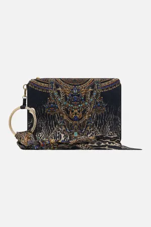 RING SCARF CLUTCH CAT WORSHIP