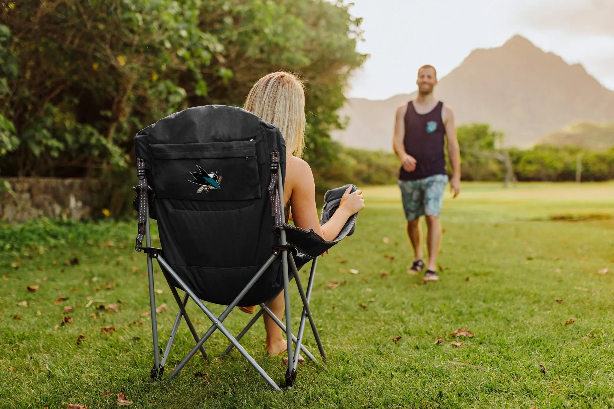 San Jose Sharks - Reclining Camp Chair