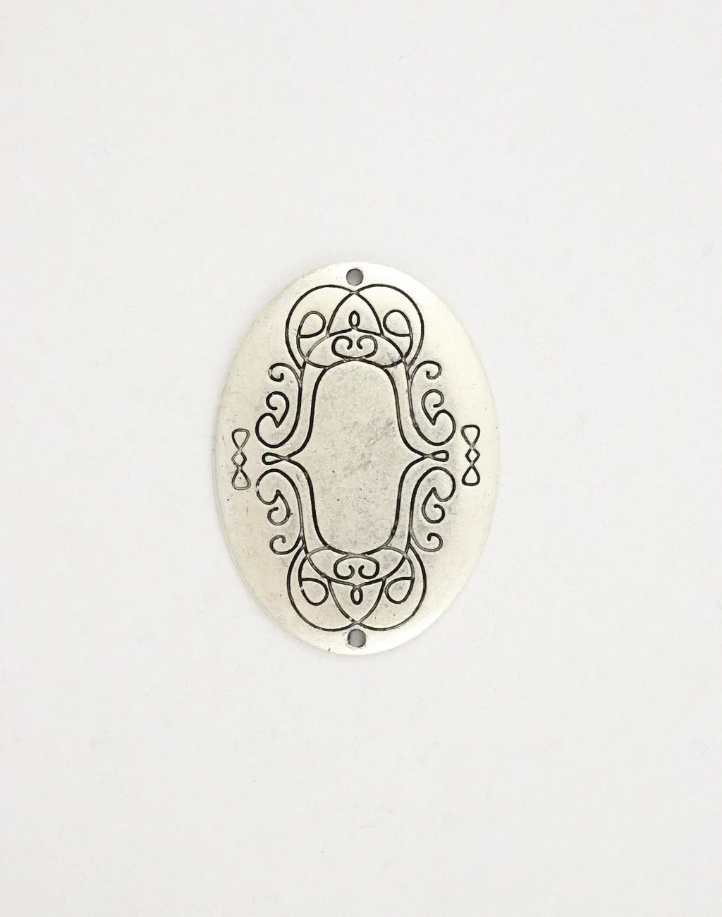 Scrolled Oval, 36x26mm, (1pc)
