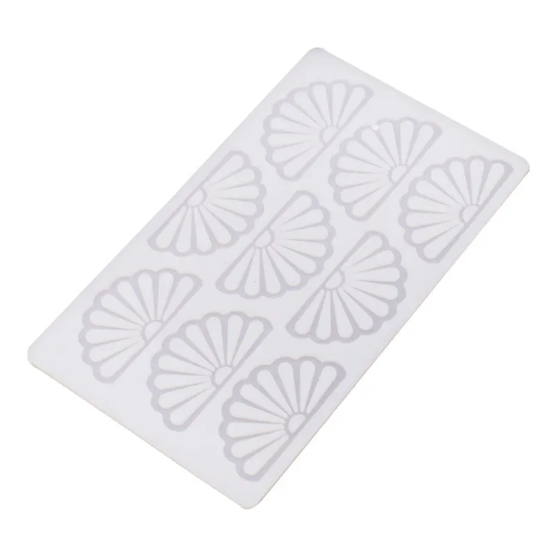 Silicon Mold Half Flower Shaped Garnishing Sheet for Cake Decoration