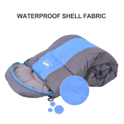 Sleeping Bag Backpacking Lightweight 4 Season Warm & Cold Envelope Sleeping Bag Camping
