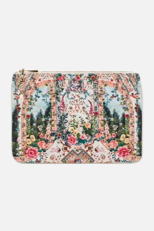 SMALL CANVAS CLUTCH RENAISSANCE ROMANCE