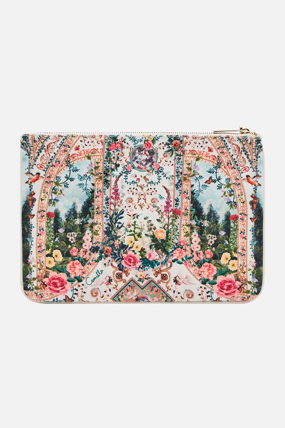 SMALL CANVAS CLUTCH RENAISSANCE ROMANCE