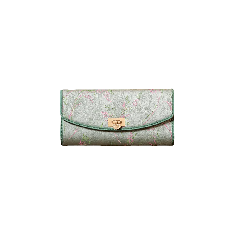 Song Brocade Color-Woven Silk Clutch Bag Evening Bag