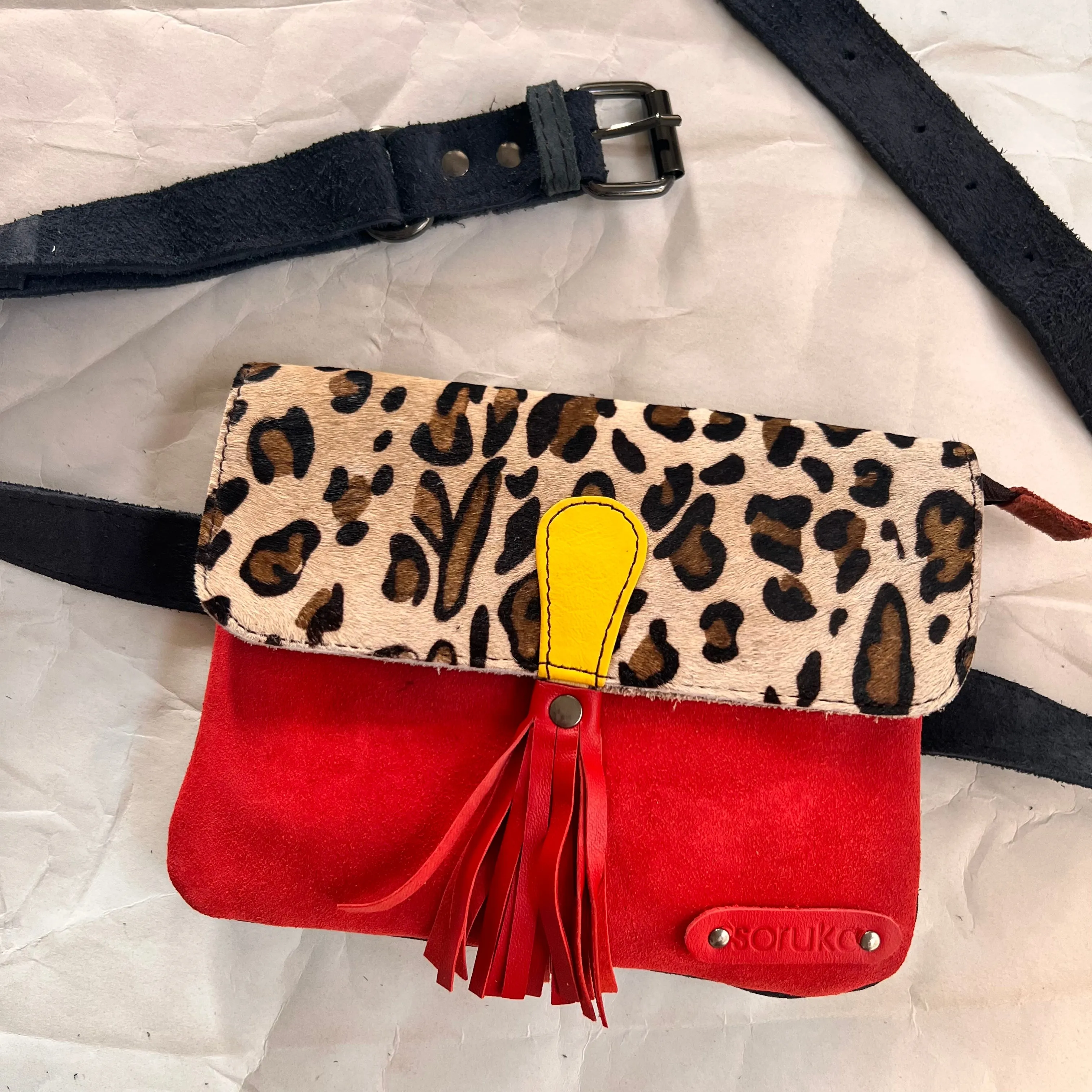 Soruka - Juliette Belt Bag, Red Tassel