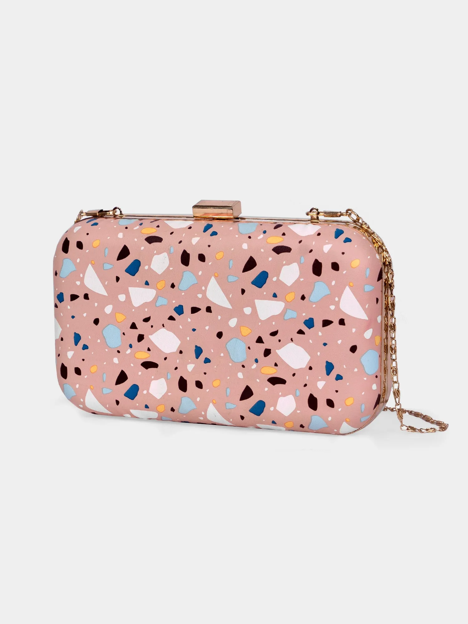 Spot On! Abstract Modern Pink Party Clutch | Modern Myth