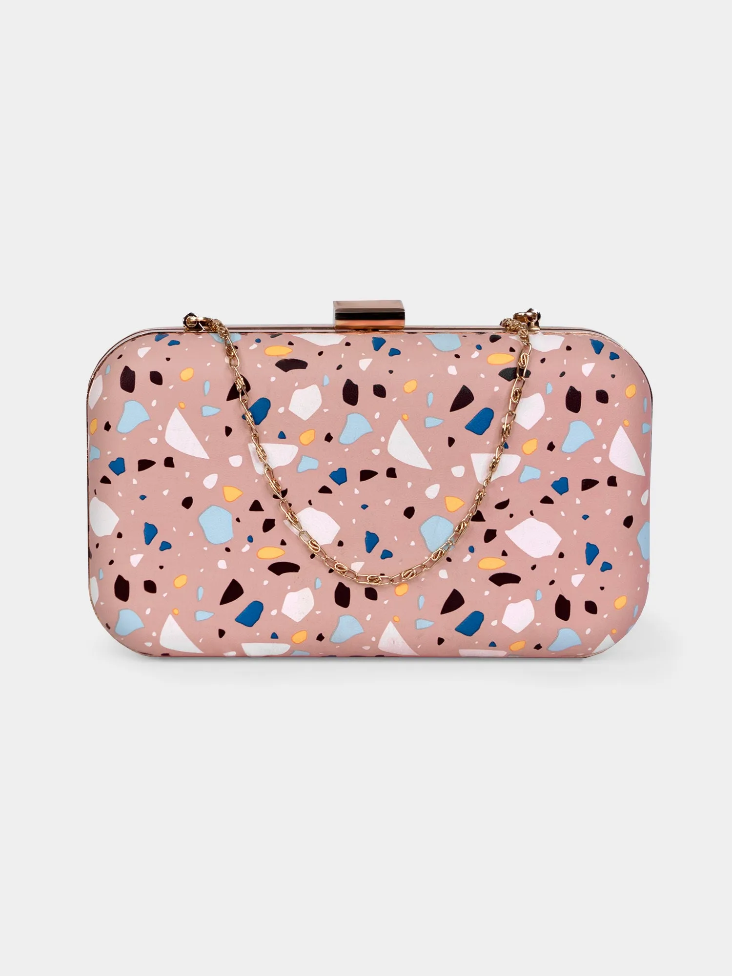 Spot On! Abstract Modern Pink Party Clutch | Modern Myth