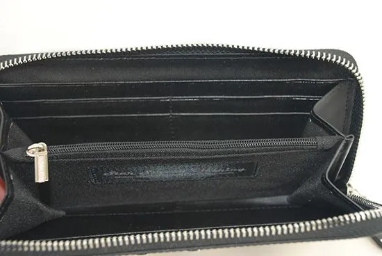 Star StruckBlue/White Checkerboard Wallet/Wristlet