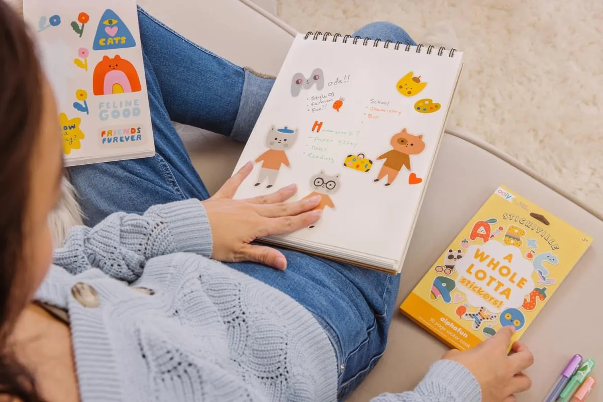 Stickiville Stickers X Suzy: A Whole Lotta Sticker Book -Dress Up Cats