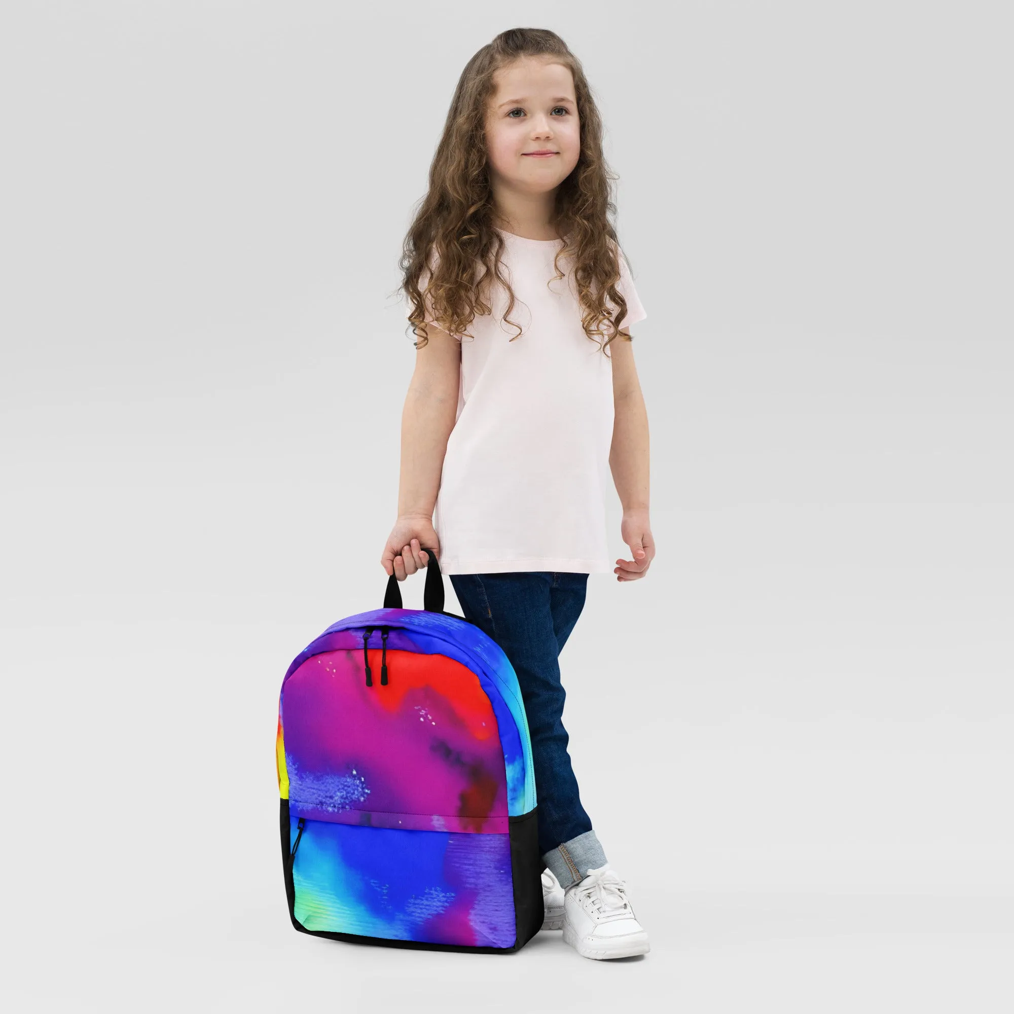 Stylish and Practical Colorful School Backpack with Laptop Compartment