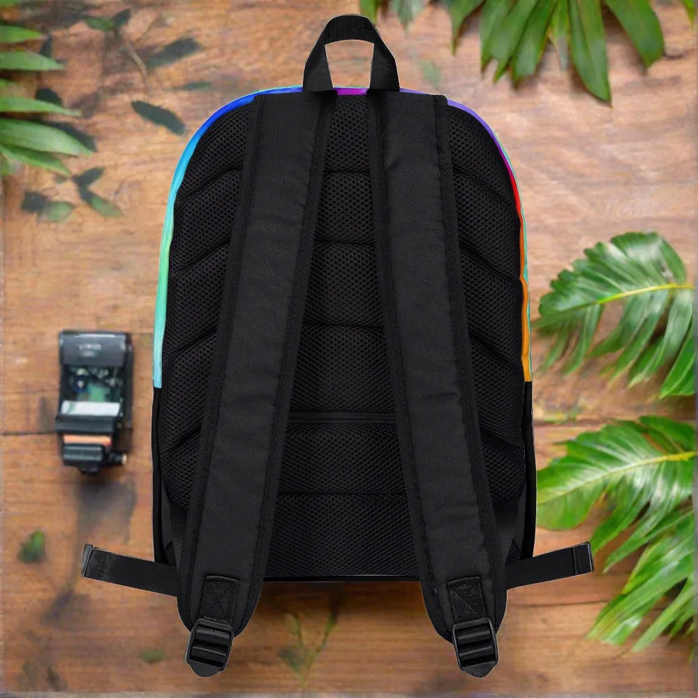 Stylish and Practical Colorful School Backpack with Laptop Compartment