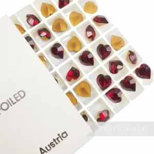 Swarovski Crystal Heart Style 4800 - 8.8x8mm