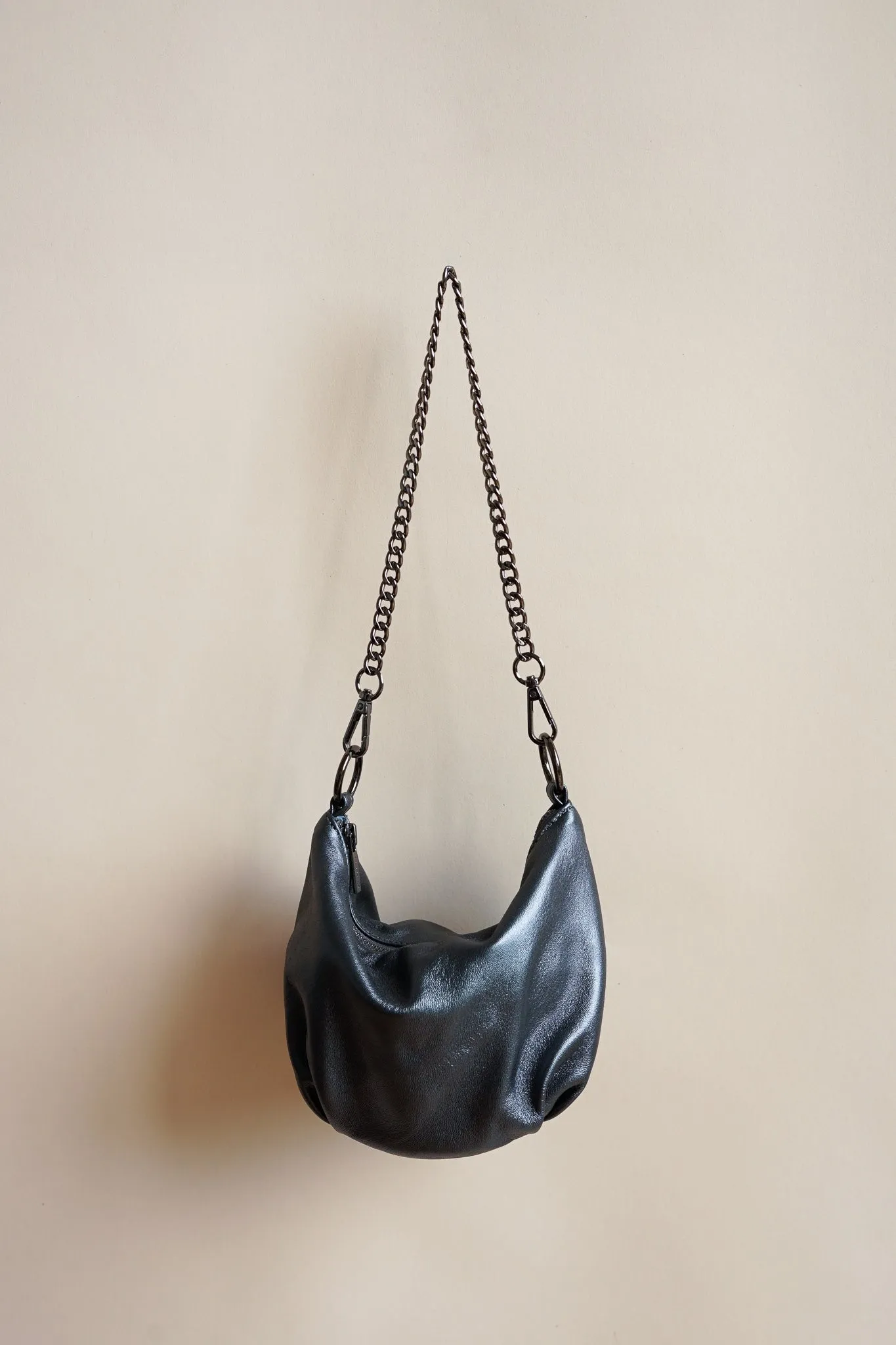 teardrop  | gunmetal evening bag