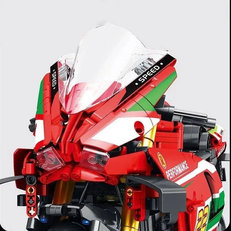 Tech MOC Ducati V4R Sport Motorcycle Bricks Toys 85004