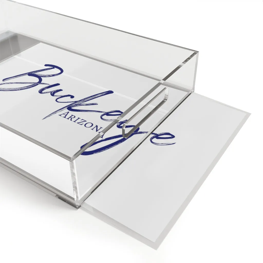The Elegantly Bold Buckeye Acrylic Serving Tray