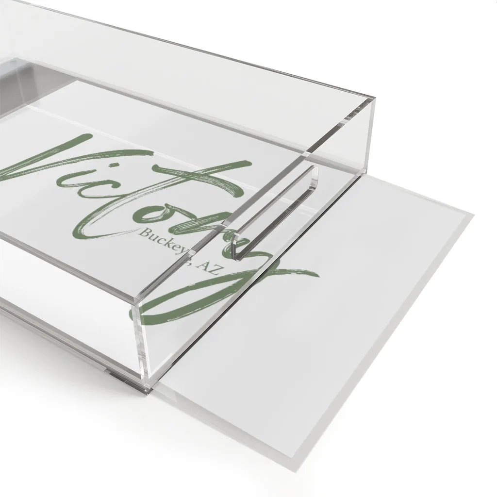 The Elegantly Bold Victory of Verrado Acrylic Serving Tray