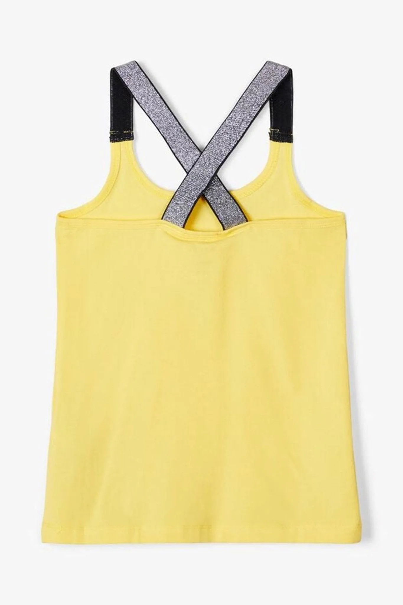 Top with glitter details - Yellow