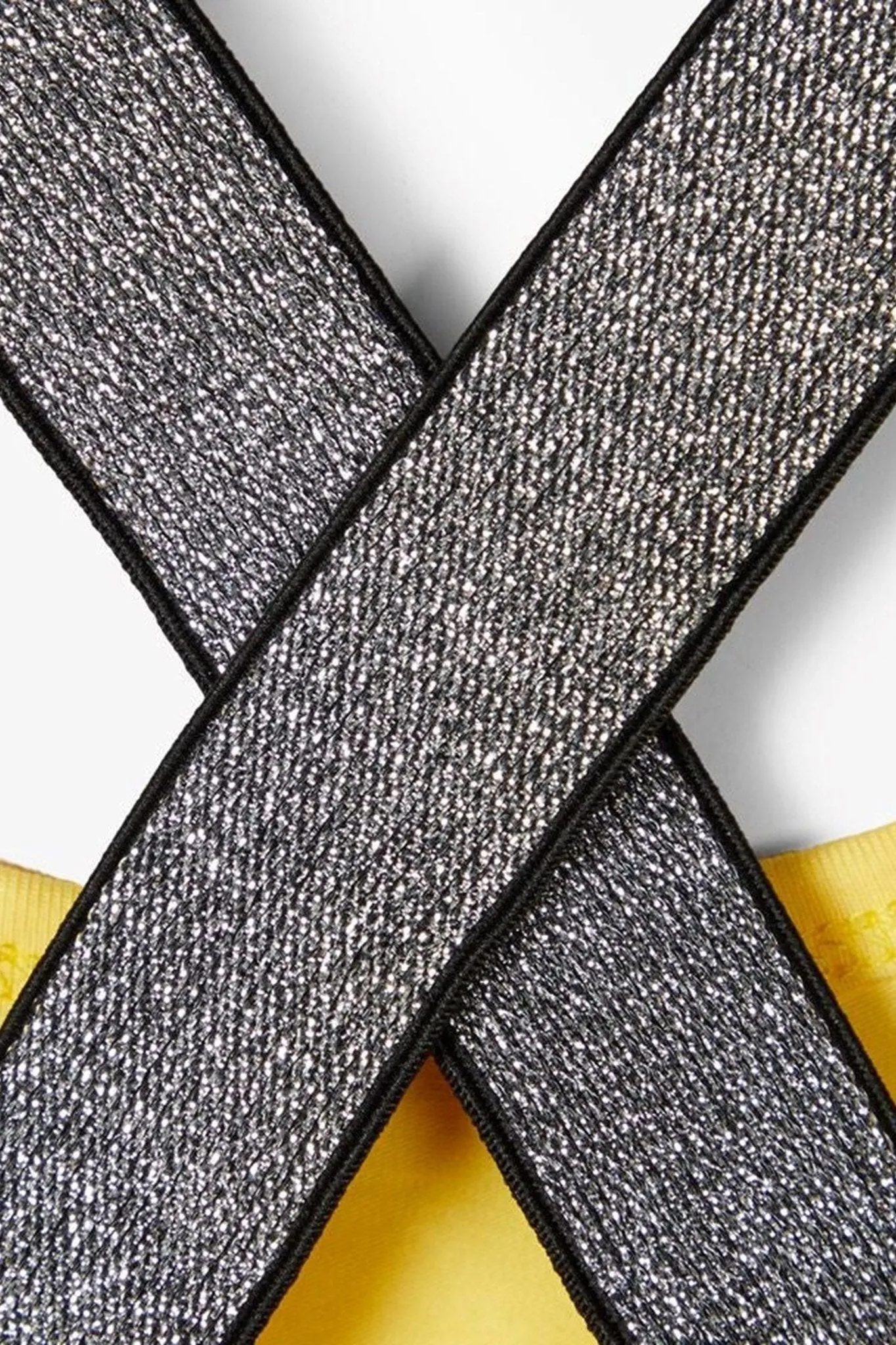 Top with glitter details - Yellow