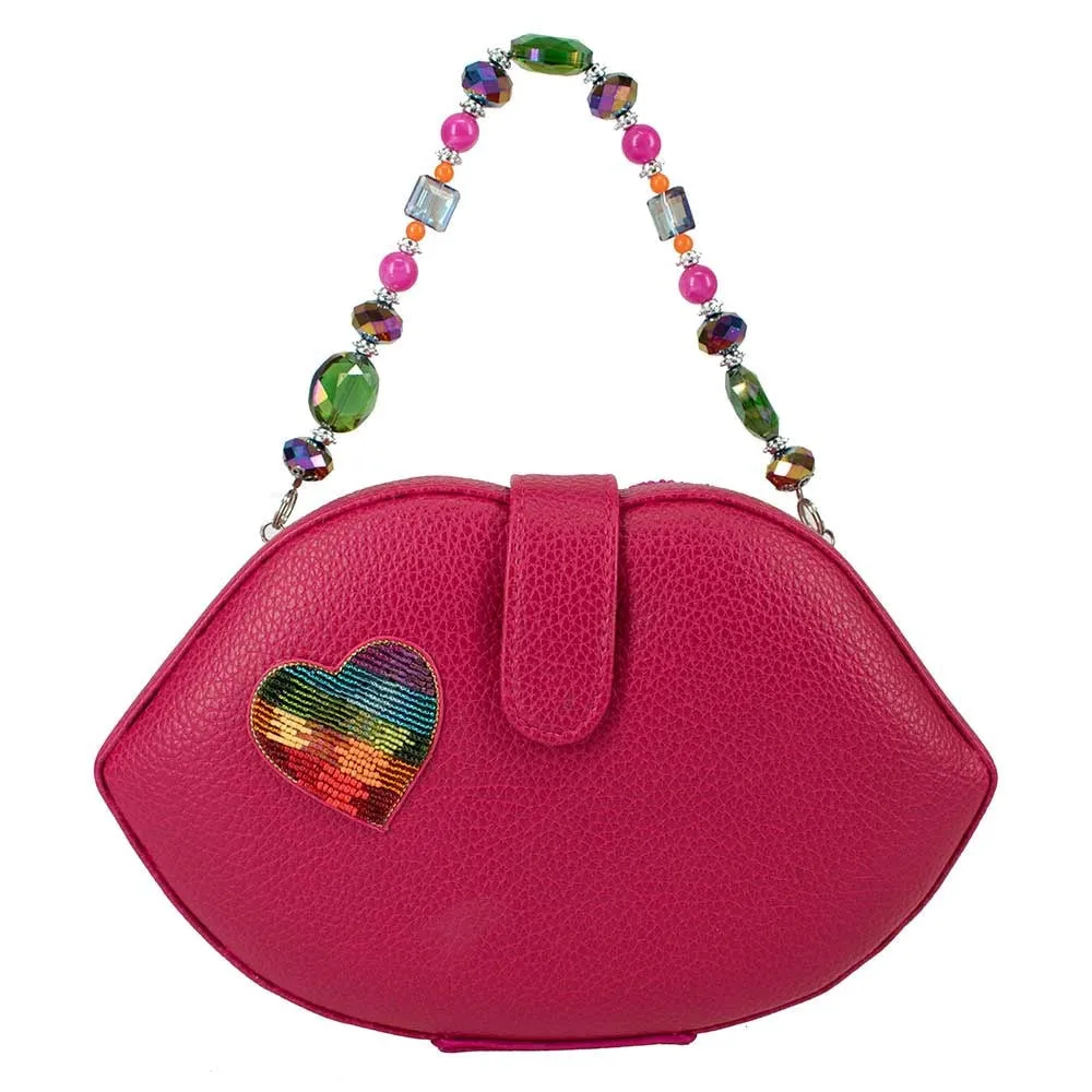 UC Luxe: Kiss the Rainbow Beaded Handbag