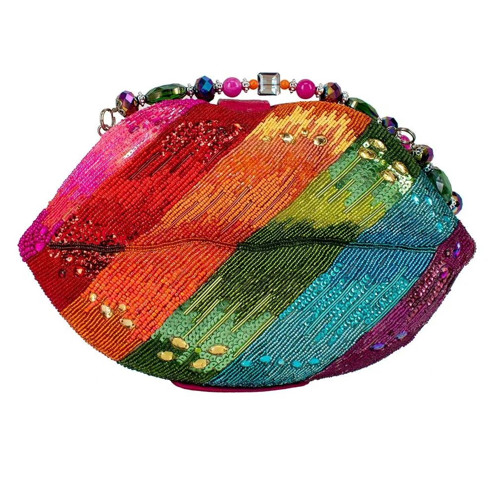 UC Luxe: Kiss the Rainbow Beaded Handbag