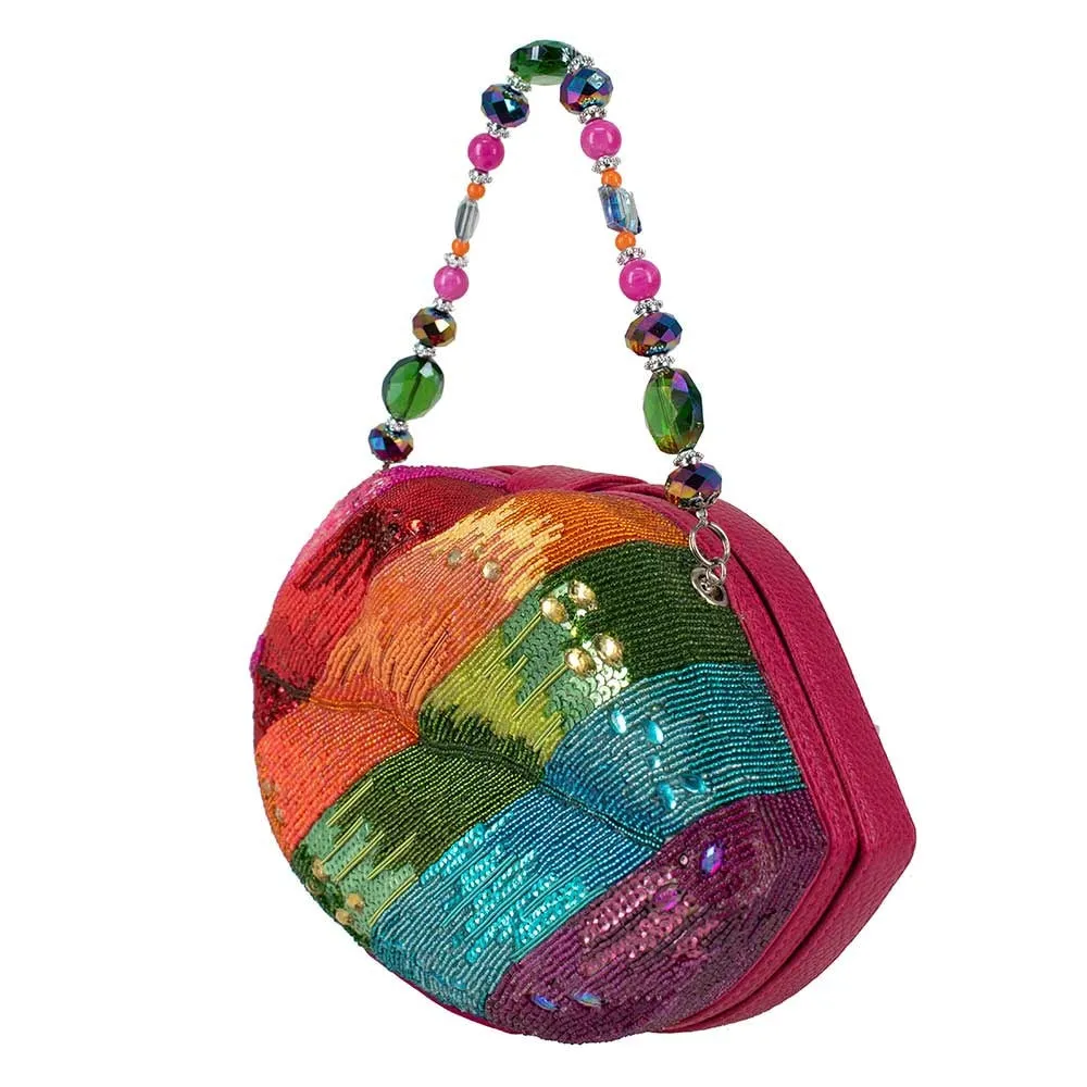 UC Luxe: Kiss the Rainbow Beaded Handbag