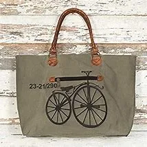 Vintage Bicycle Canvas bag