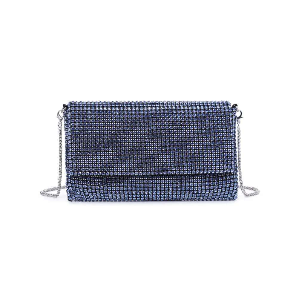Vivi Rhinestone Evening Bag | Blue