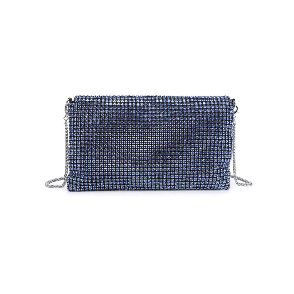 Vivi Rhinestone Evening Bag | Blue
