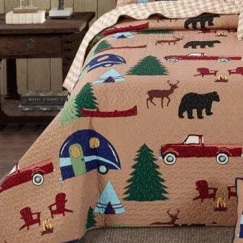 Woods Camping Quilt