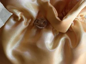 Yellow Mango Shimmer Evening Bag