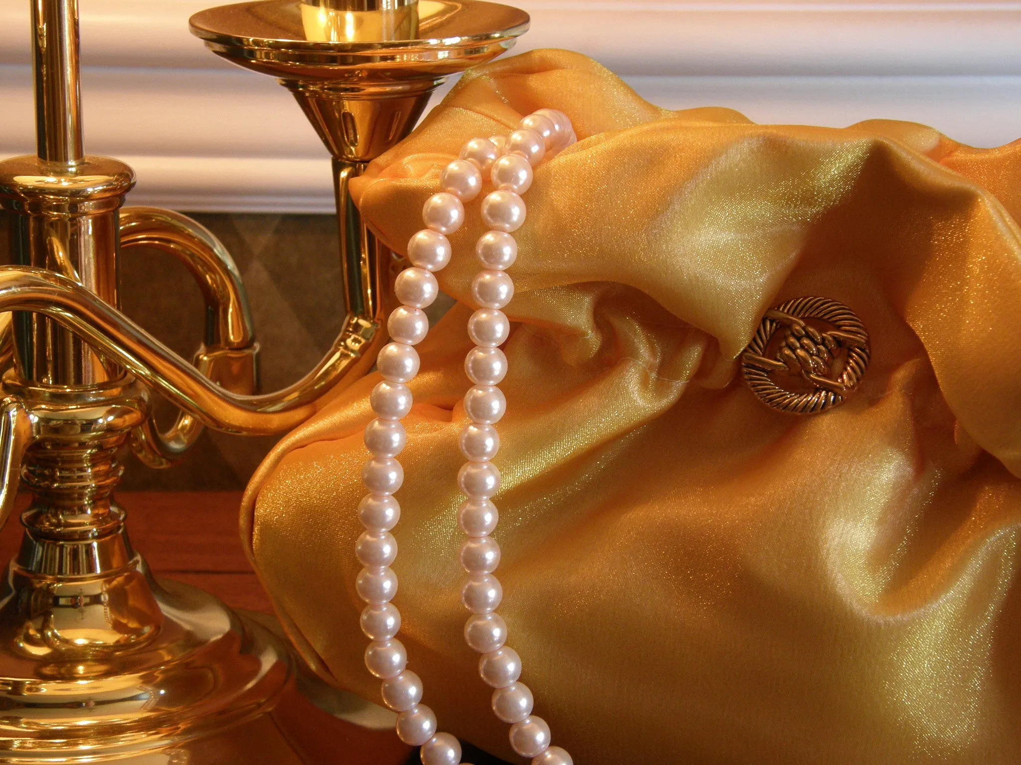 Yellow Mango Shimmer Evening Bag