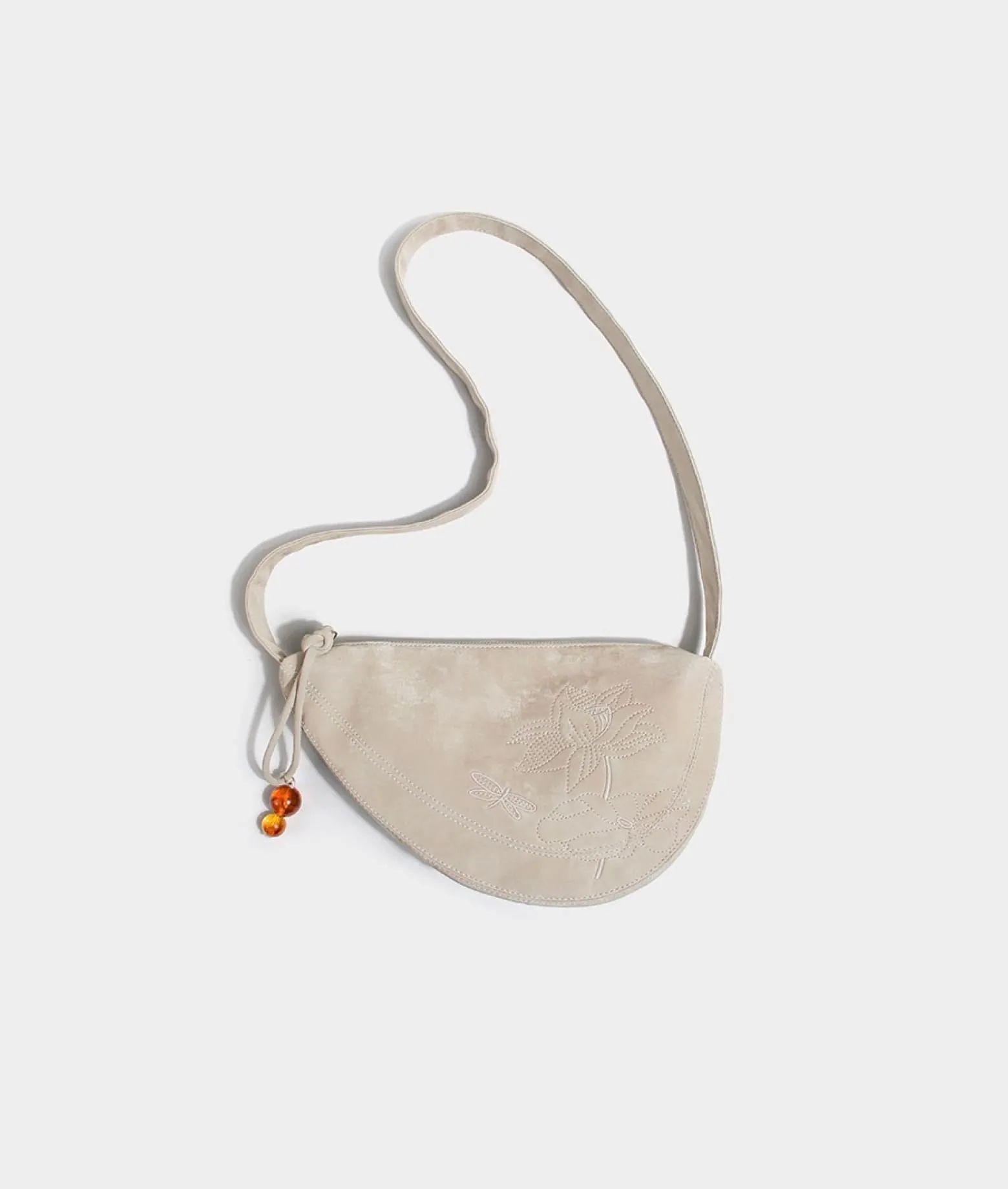 ZEN GARDEN embroidered saddle bag
