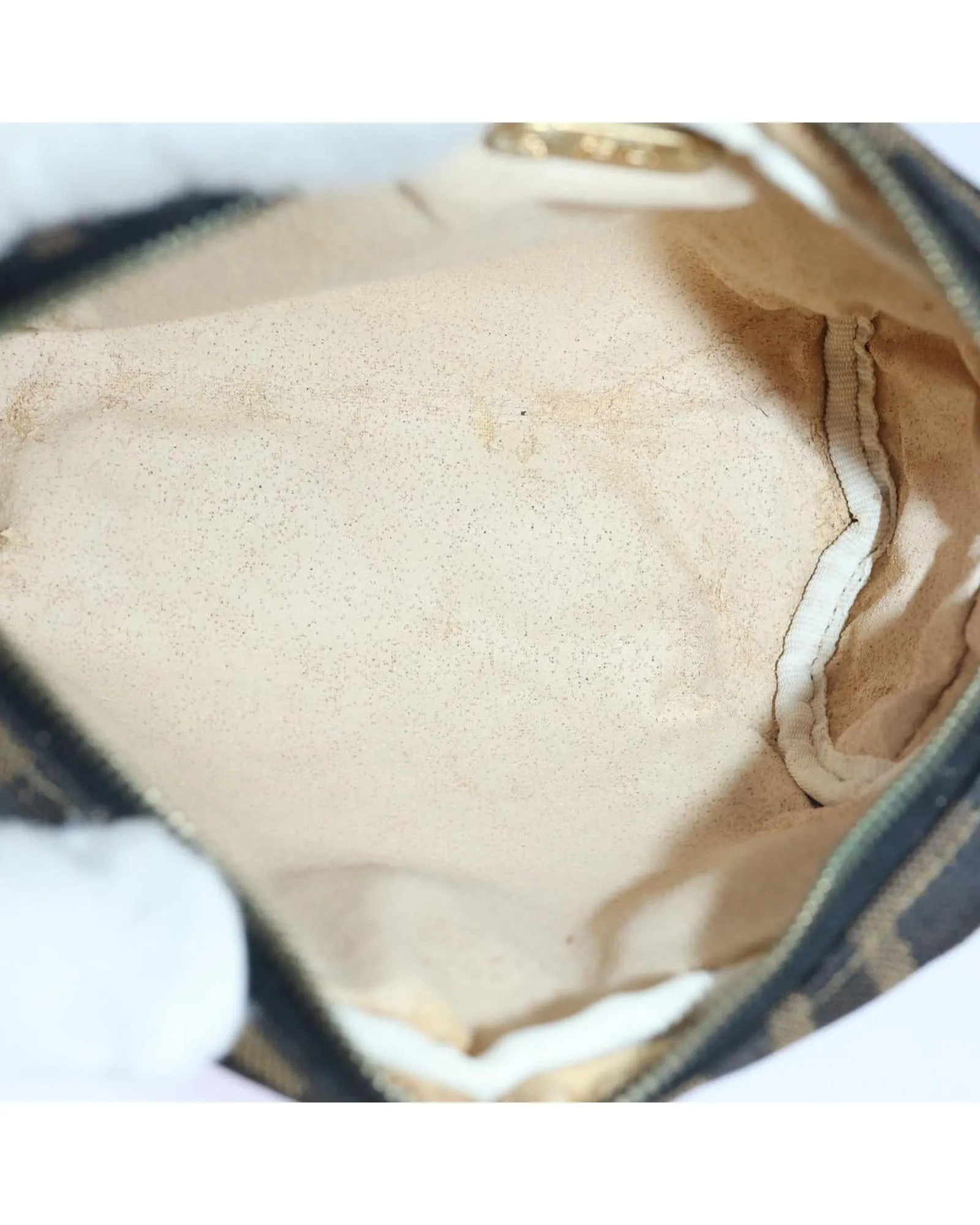 Zucca Canvas Pouch with Distressed Details