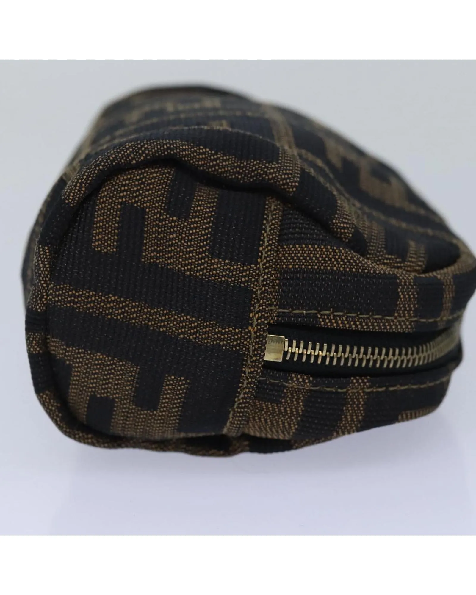 Zucca Canvas Pouch with Distressed Details