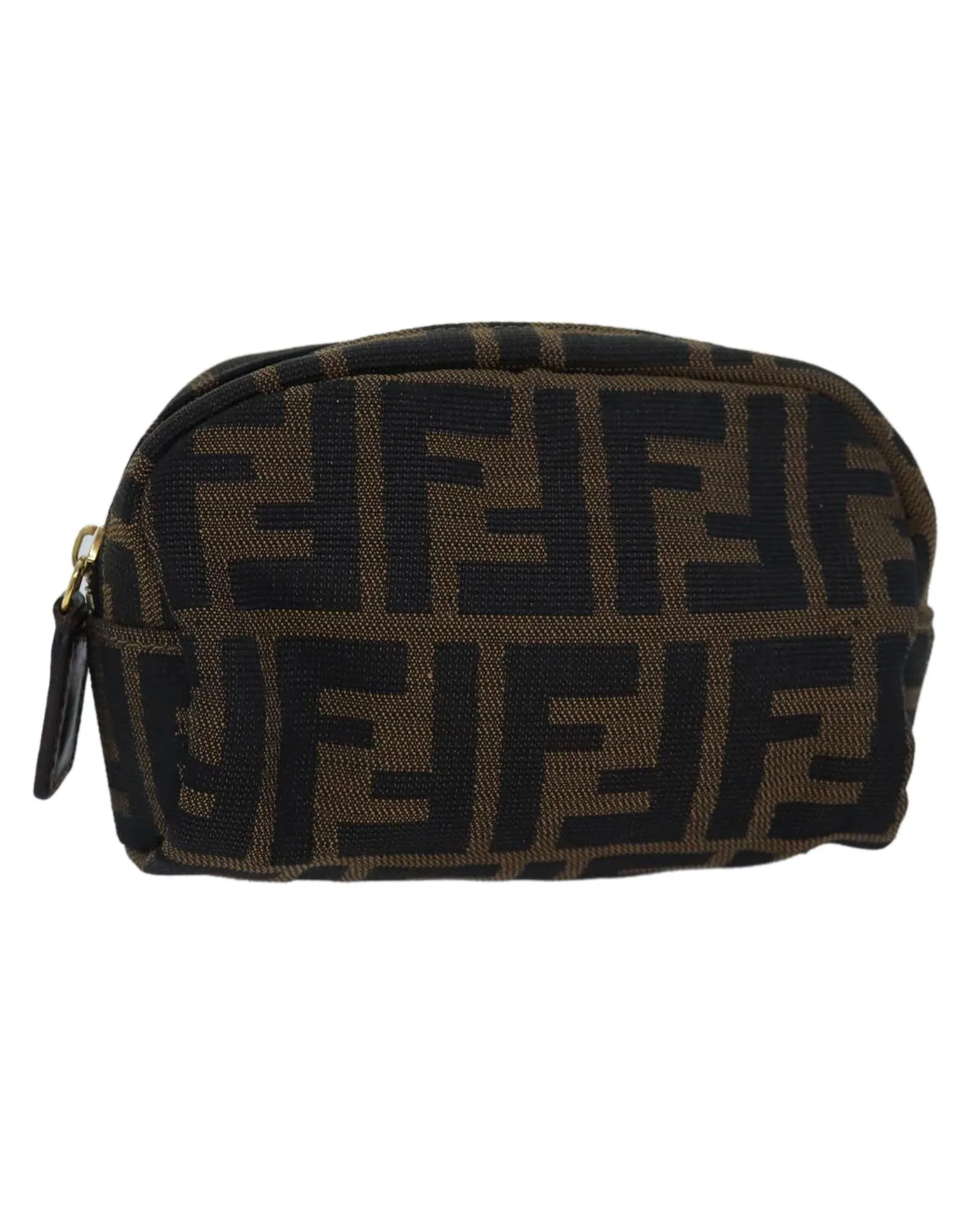 Zucca Canvas Pouch with Distressed Details