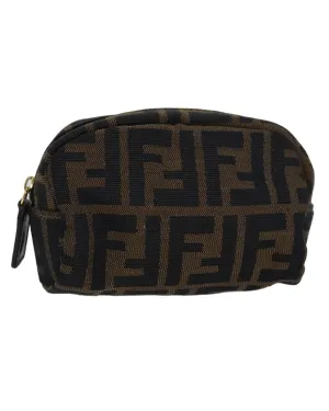 Zucca Canvas Pouch with Distressed Details